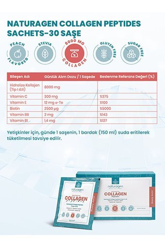 Naturagen eauty Assist Collagen Saşe Kolajen 30 Saşe