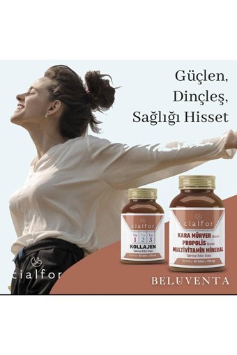 Cialfor Beluventa Kollajen Tablet Kolajen 60 Tablet