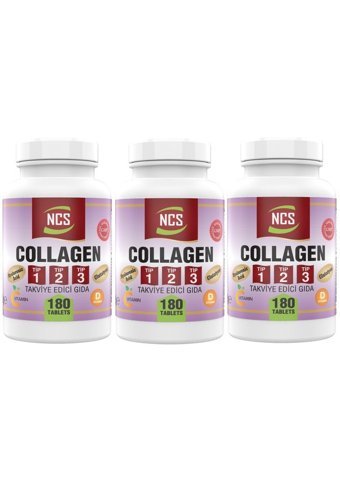 Ncs Hidrolize Collagen Tablet Kolajen 3x180 Tablet