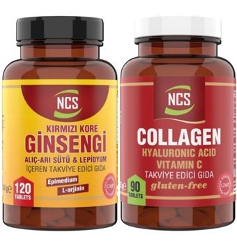 Ncs Kırmızı Kore Ginseng Tablet Kolajen 90 Tablet