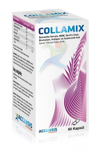 Accensis Pharma Collamix Kapsül Kolajen 60 Kapsül