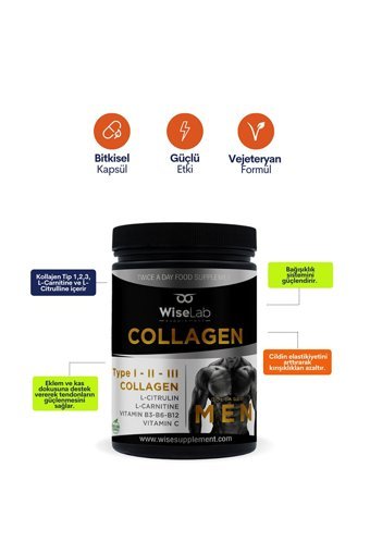 Wiselab Collagen-Men Toz Kolajen 300 gr