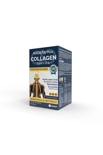 Nadera Plus Collagen Type 1-2-3 Tablet Kolajen 60 Tablet