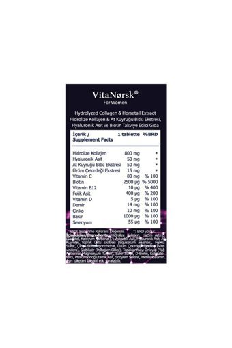 Eeose VitaNorsk Tablet Kolajen 2x45 Tablet