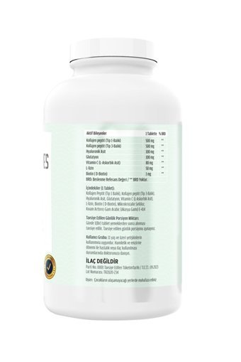 Flx Collagen Peptides Tablet Kolajen 300 Tablet