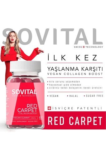 Sovıtal Red Carpet Tablet Kolajen 60 Tablet