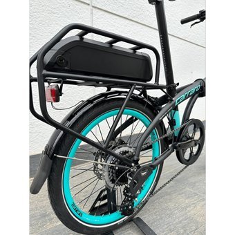 Carraro Ego 2.1 285H 250 W 20 Km Menzil 8 Vites Katlanır Elektrikli Şehir / Tur Bisiklet Siyah Turkuaz