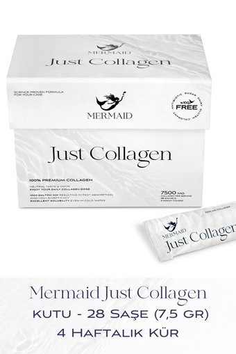 Mermaid Collagen Just Collagen Saşe Kolajen 28x7500 mg