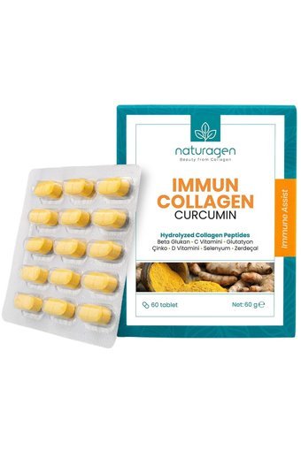Naturagen Immun Curcumin Tablet Kolajen 60 Tablet