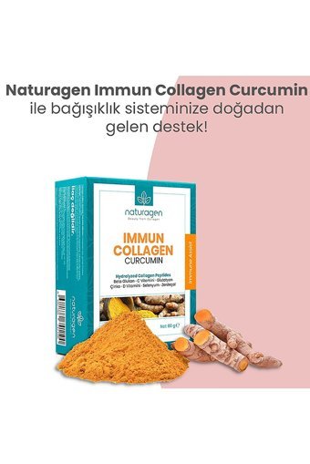 Naturagen Immun Curcumin Tablet Kolajen 60 Tablet