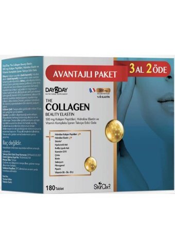 Day 2 Day Elastin Tablet Kolajen 180x500 mg