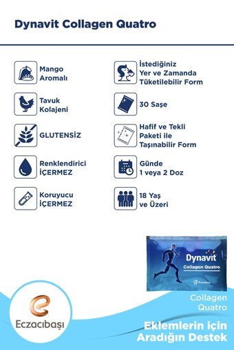 Dynavit Quatro Saşe Kolajen 30x5000 mg