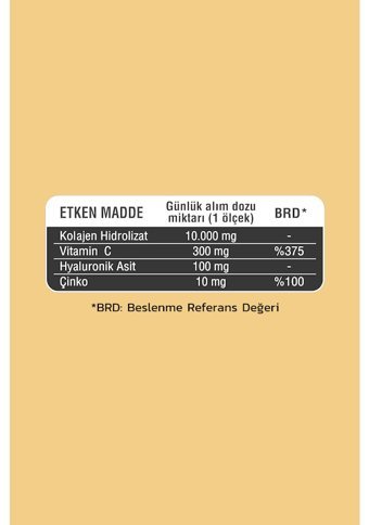 Supra Protein C Vitamini-Çinko-Hyaluronic Acid Toz Kolajen