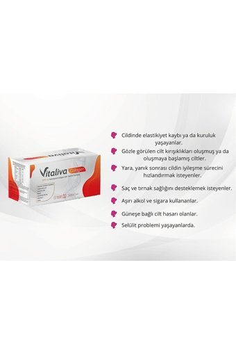 Vitaliva Collagen Collagen Sıvı Kolajen 30x20 ml