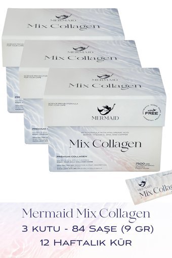 Mermaid Collagen Mix Collagen Saşe Kolajen 3x28x7500 mg