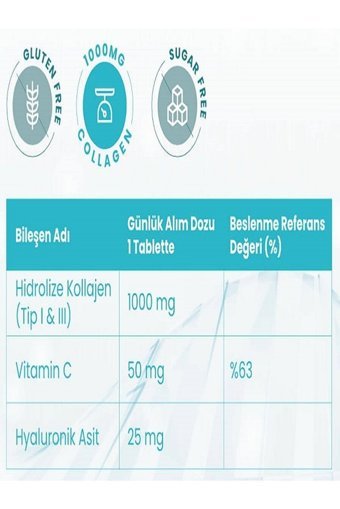 Naturagen Collagen Beauty Tablet Kolajen 60 Tablet