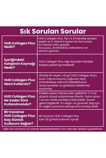 Hud Plus Powder Toz Kolajen 300 gr