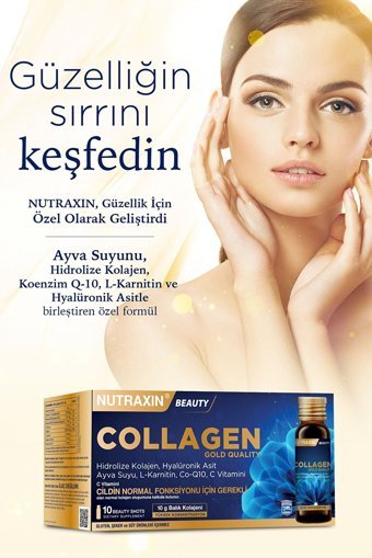 Nutraxin Collagen Gold Quality Sıvı Kolajen 10x50 ml