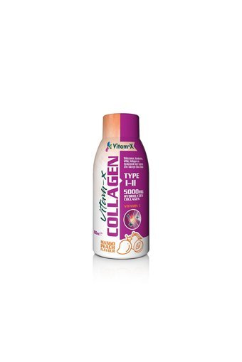 Vitamx Mango Şeftali Aromalı Sıvı Kolajen 20x100 ml