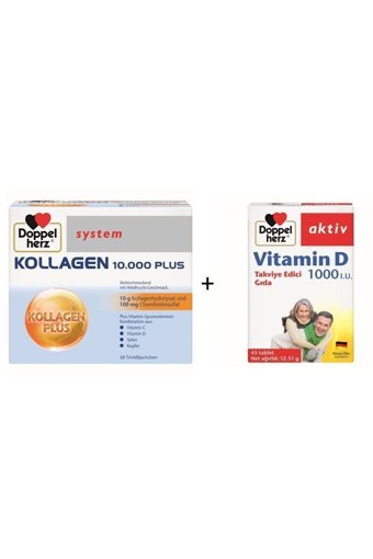 Doppelherz Doppelherz Aktiv Vitamin D Tablet Kolajen 30x10000 mg