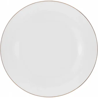 Karaca Fame Fine Pearl Oval-Yuvarlak 26 Parça 6 Kişilik Fine Pearl Kahvaltı Takımı Beyaz