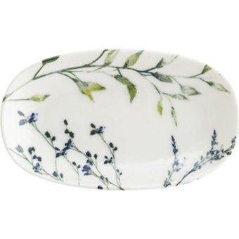 Chichi Home Lavender Yuvarlak Desenli 26 Parça 6 Kişilik Porselen Kahvaltı Takımı Beyaz
