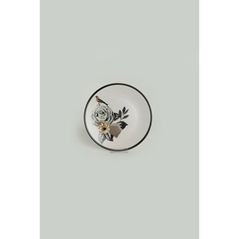 Keramika Romantic Nature 20884-20885 Desenli 20 Parça 6 Kişilik Seramik Kahvaltı Takımı Beyaz