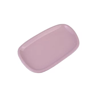 Karaca Lena Oval 26 Parça 6 Kişilik New Bone Kahvaltı Takımı Beyaz-Pembe