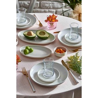 Neva Proda N3189 26 Parça 6 Kişilik Porselen Kahvaltı Takımı Beyaz
