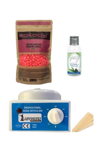 Epilady 1+1 Boncuk Ağda Makinesi + Boncuk Ağda + Spatula + Temizleme Yağı