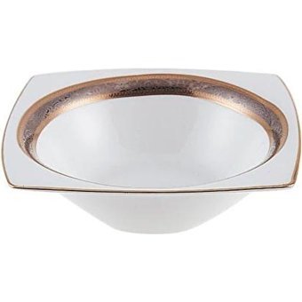 Karaca Fine Pearl Majesty Kare Desenli 26 Parça 6 Kişilik Fine Pearl Kahvaltı Takımı Beyaz