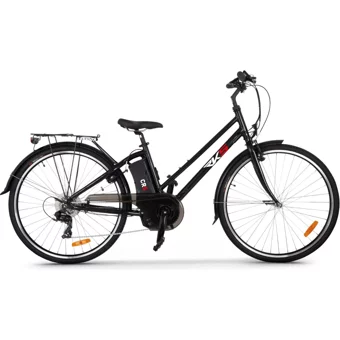 RKS Cr-5 250 W 50 Km Menzil 7 Vites Elektrikli Şehir / Tur Bisiklet Siyah