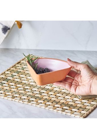 Karaca Baker Üçgen 1 Parça Seramik Kahvaltı Takımı Çok Renkli