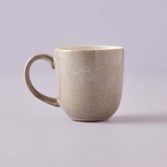 Bella Maison Glaze Yuvarlak 4 Parça 2 Kişilik Stoneware Kahvaltı Takımı Gri