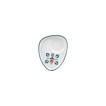 Karaca Emerald Üçgen Desenli 24 Parça 6 Kişilik Stoneware Kahvaltı Takımı Beyaz