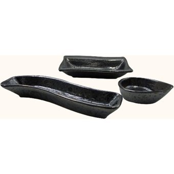 Arna Porselen Black Marble Yuvarlak Desenli 19 Parça Seramik Kahvaltı Takımı Beyaz