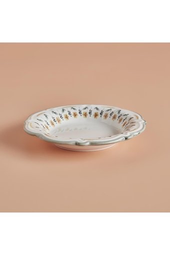 Bella Maison Adelina Yuvarlak Desenli 26 Parça 6 Kişilik Stoneware Kahvaltı Takımı Yeşil