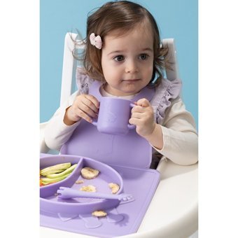 Wee Baby 926 Kulplu 6+ Ay 200 ml Alıştırma Bardağı Mor