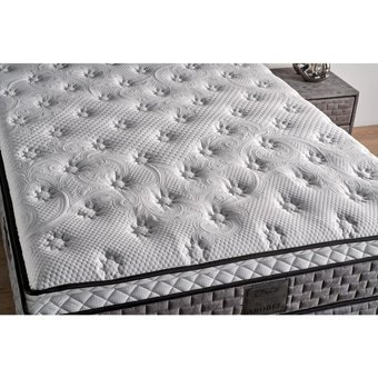 Mobilya Dükkanım Arobel 150 x 200 cm Ayrılabilen Yataklı Başlıklı Çift Kişilik Sandıklı Baza Seti Gri