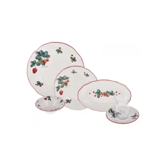 Karaca Very Berry Yuvarlak Desenli 26 Parça 6 Kişilik Stoneware Seramik
Kahvaltı Takımı Beyaz