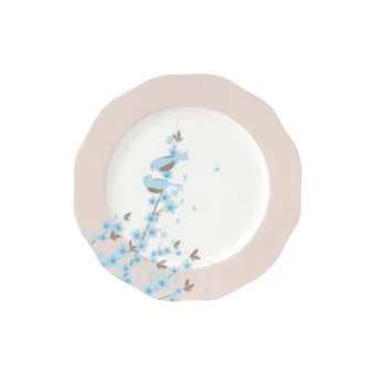 Korkmaz Flora Coll A8726 Desenli 30 Parça 6 Kişilik Porselen Kahvaltı Takımı Beyaz