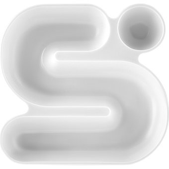 Karaca Streamline Salsa Fine Bone Oval 26 Parça 6 Kişilik Fine Bone Kahvaltı Takımı Beyaz