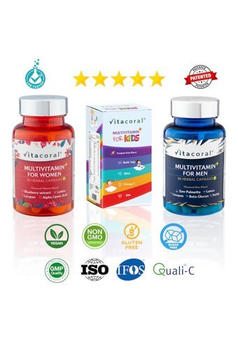 Vitacoral Multivitamin Yetişkin 2x30 Adet+150 ml