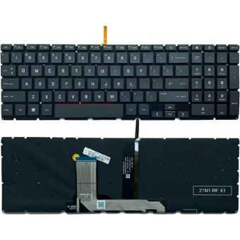 Ultrax Hp Victus Gaming 16-D1027NT 6G0L2EA Notebook Klavye Siyah Tr Işıklı