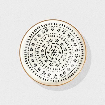 Valeria Ppt-04 Desenli 14 Parça 6 Kişilik Stoneware Kahvaltı Takımı Çok Renkli