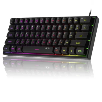 MageGee TS91 61 Tuş RGB Kablolu Siyah Membran Türkçe Q Gaming Klavye
