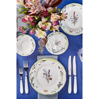 Karaca Cassia Yuvarlak Desenli 18 Parça 4 Kişilik Stoneware Seramik
Kahvaltı Takımı Beyaz