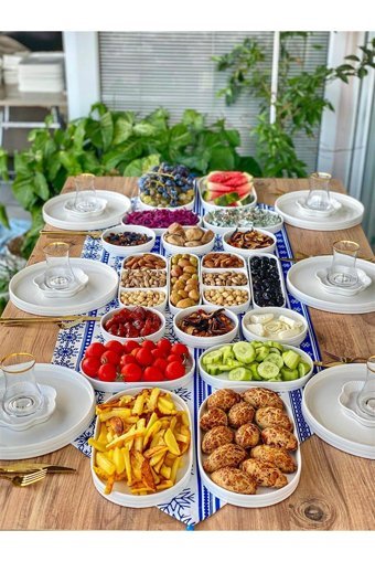 Şirin Eşyalarım Mtfl-016 30 Parça 6 Kişilik Porselen Kahvaltı Takımı Beyaz