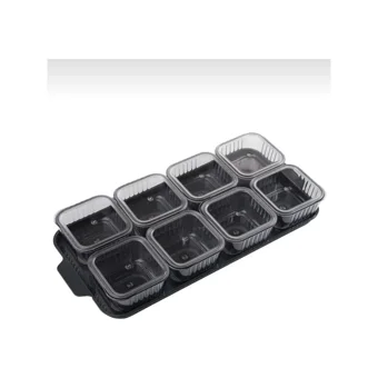 Molina Home Mega 17 Parça 4 Kişilik Plastik Kahvaltı Takımı Siyah