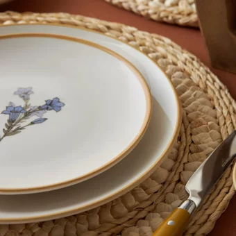 Karaca June Yuvarlak Desenli 18 Parça 6 Kişilik Stoneware Kahvaltı Takımı Çok Renkli